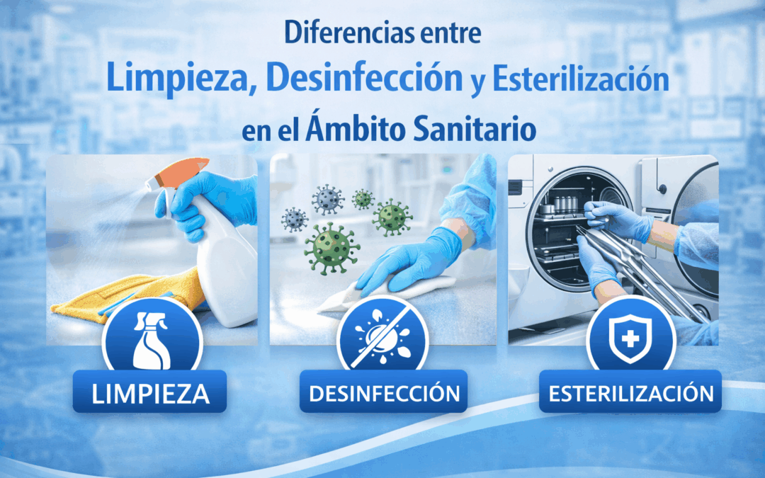 Diferencias entre Limpieza, Desinfección y Esterilización en el Ámbito Sanitario