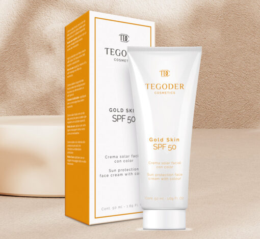 Crema Solar Gold Skin SPF 50 de Tegoder