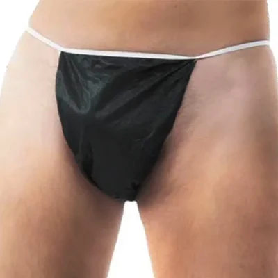 Tanga Dama Caballero TST Negro B/100