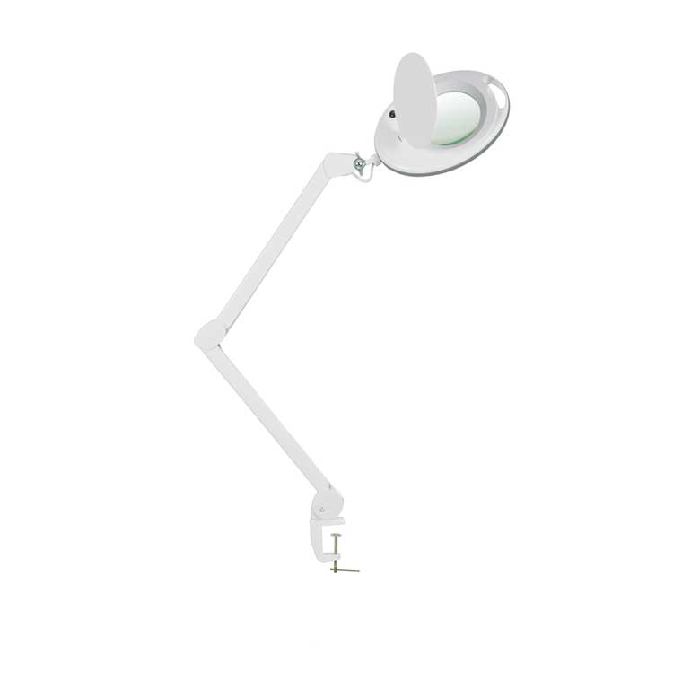 Lámpara 188-LED con lupa de 3 aumentos, 2250lux a 50cm. Base rodable