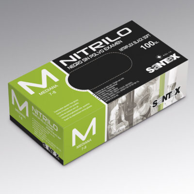 Productos Médicos 120 guante negro m
