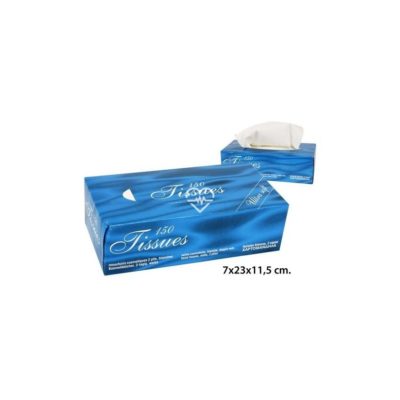 Pañuelos faciales, tissues 100 unid. caja de 40 unid. (4000 pañuelos)